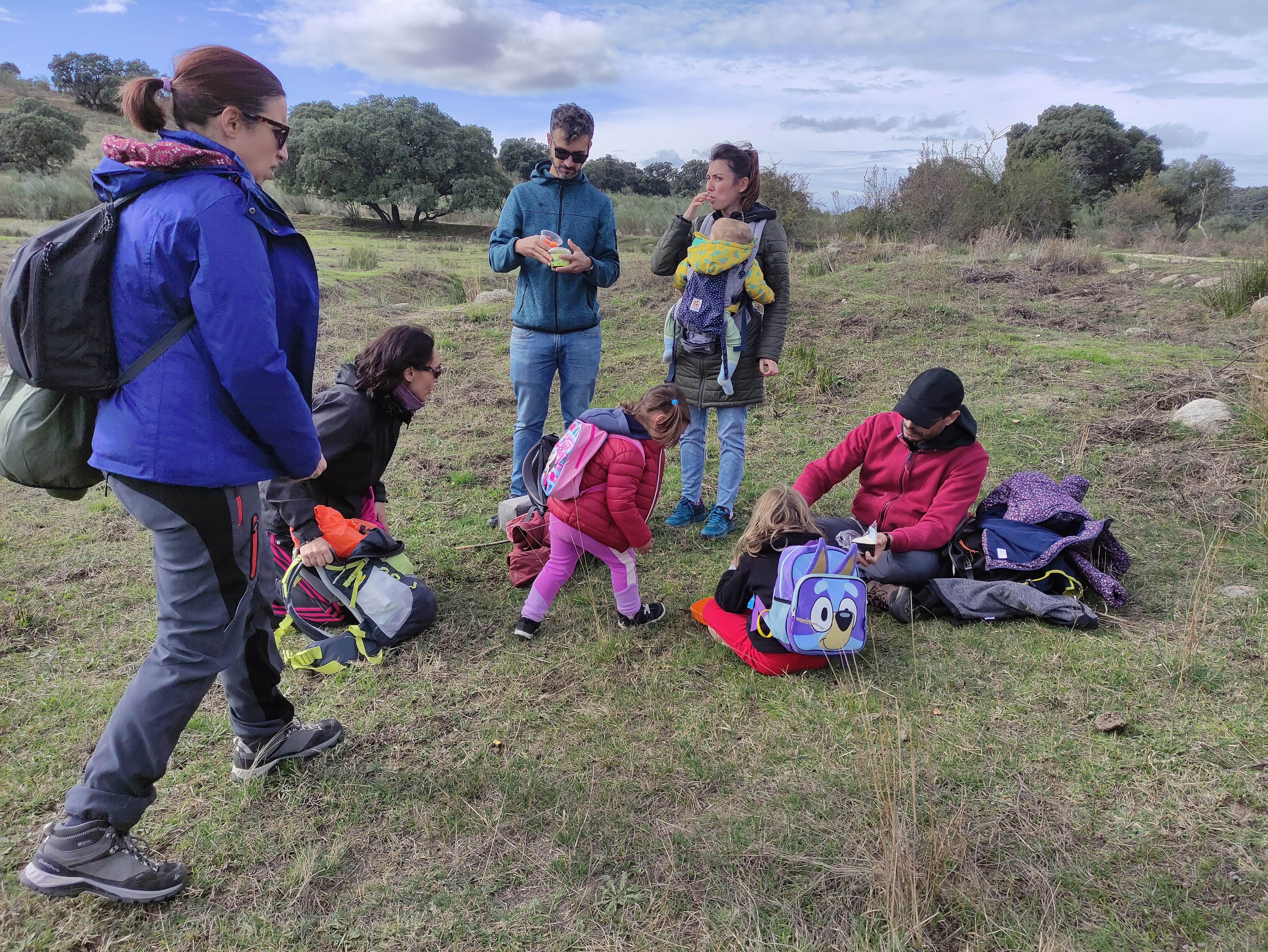 Comida en la montaña